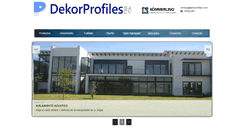 Desktop Screenshot of dekorprofiles.com